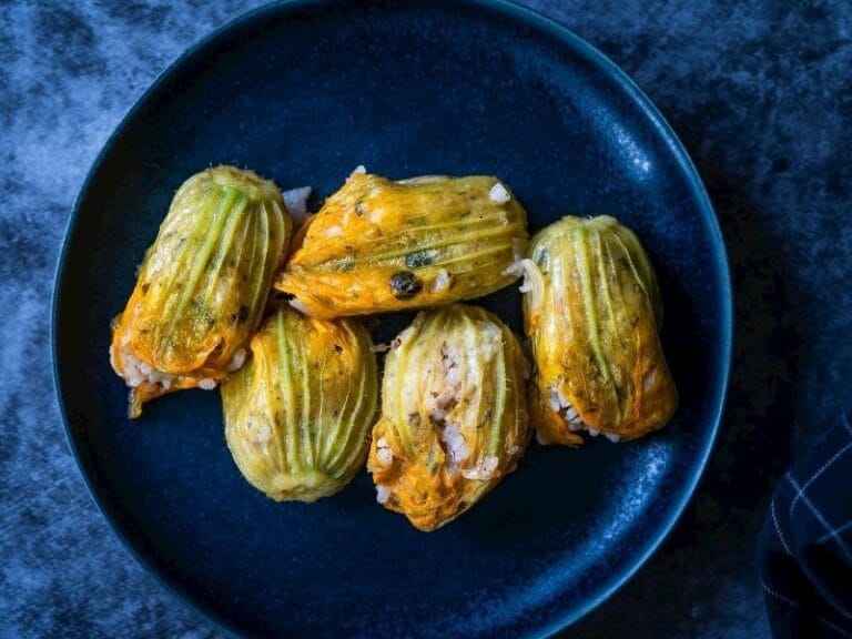 kabak çiçeği dolması tarifi