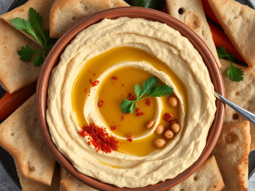 Zeytinyağlı Humus Tarifi — Kremamsı ve Protein Deposu Nohut Ezmesi