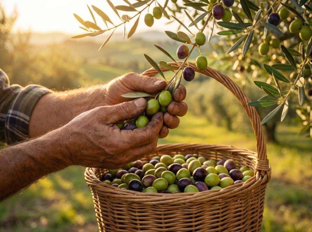Diolivo zeytin hasadı — geleneksel yöntem