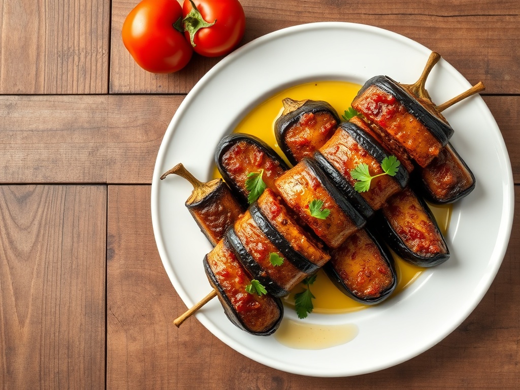 Zeytinyağlı Patlıcan Kebabı Tarifi — Geleneksel Akdeniz Lezzeti