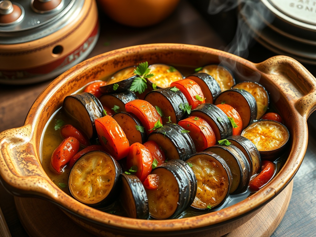 Zeytinyağlı Patlıcan Kebabı Tarifi — Fırında Sağlıklı ve Lezzetli