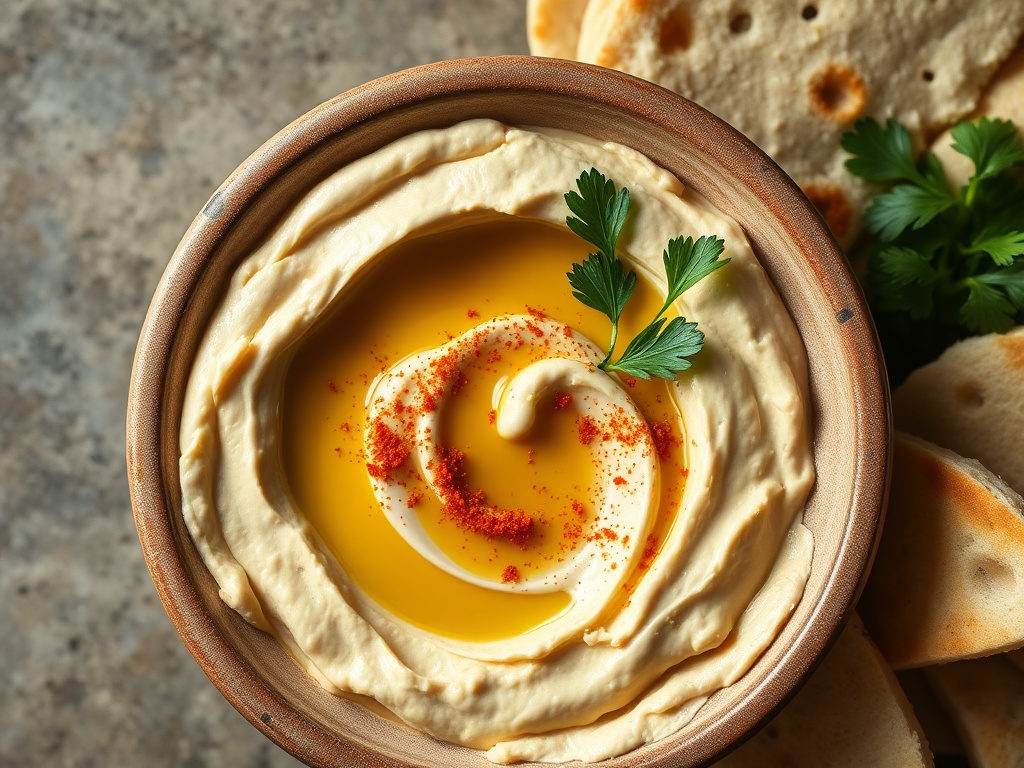 Zeytinyağlı Humus Tarifi — Kremsi Dokusuyla Ev Yapımı Nohut Ezmesi