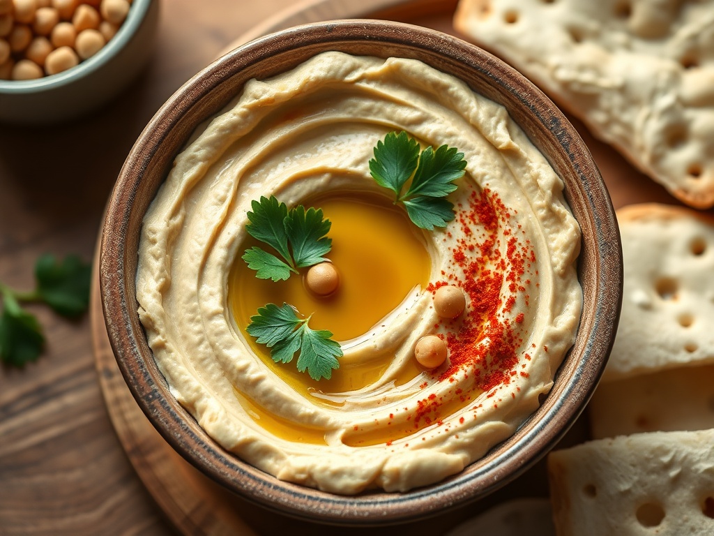 Zeytinyağlı Humus Tarifi — Kremsi Dokusuyla Orta Doğu'nun En Sevilen Mezesi