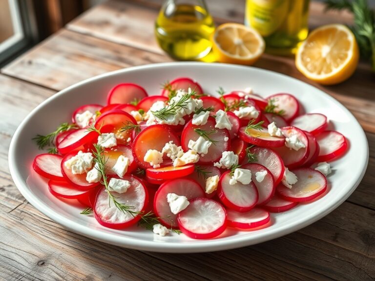Zeytinyağlı Turp Salatası Tarifi — Ferahlatıcı, Hafif ve Besin Değeri Yüksek