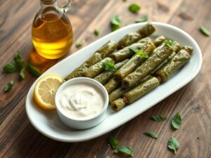Zeytinyağlı Pirinçli Yaprak Sarma Tarifi — Geleneksel Türk Lezzeti, Modern Dokunuşla