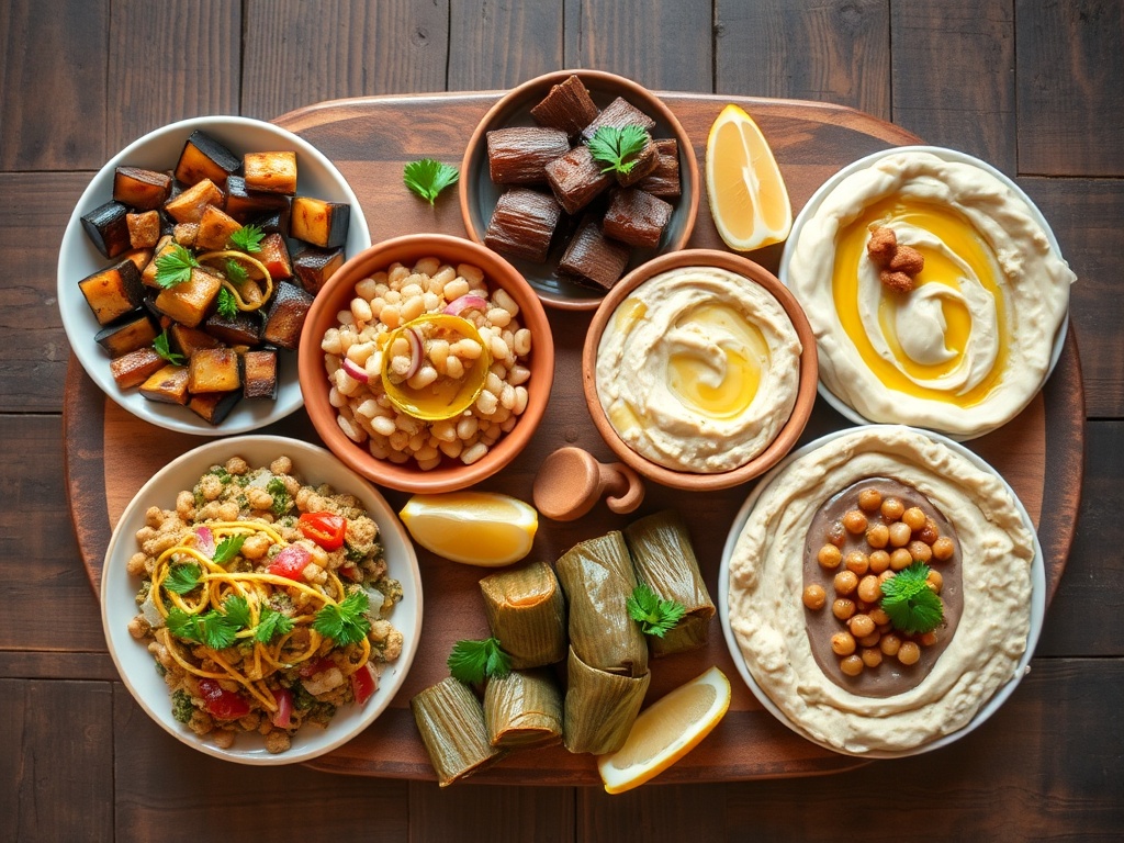 Zeytinyağlı Soğuk Meze Tabağı Tarifi — Akdeniz'in 5 Klasik Mezesi Bir Arada