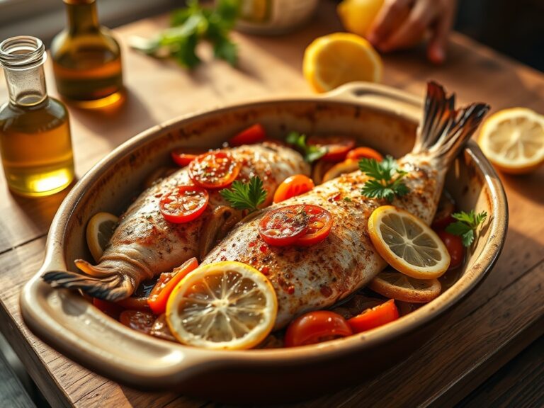 Zeytinyağlı Mezgit Fırın Tarifi — Limon ve Otlarla Hafif, Sağlıklı Akdeniz Sofrası