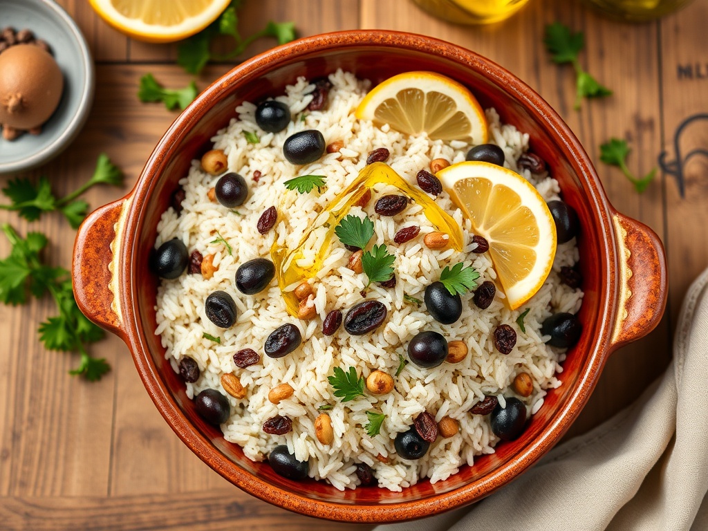 Zeytinyağlı Zeytin Pilavı Tarifi — Akdeniz'in En Aromalı Pilavı