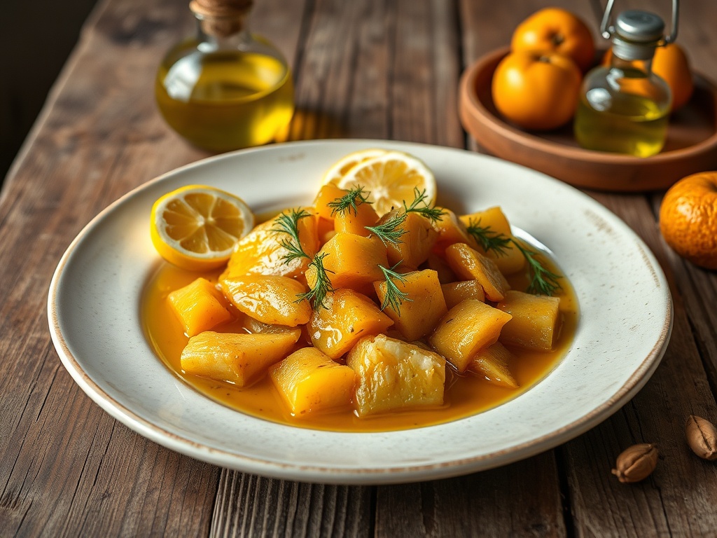 Zeytinyağlı Ayvalı Kereviz Tarifi — Sonbaharın Altın Lezzeti