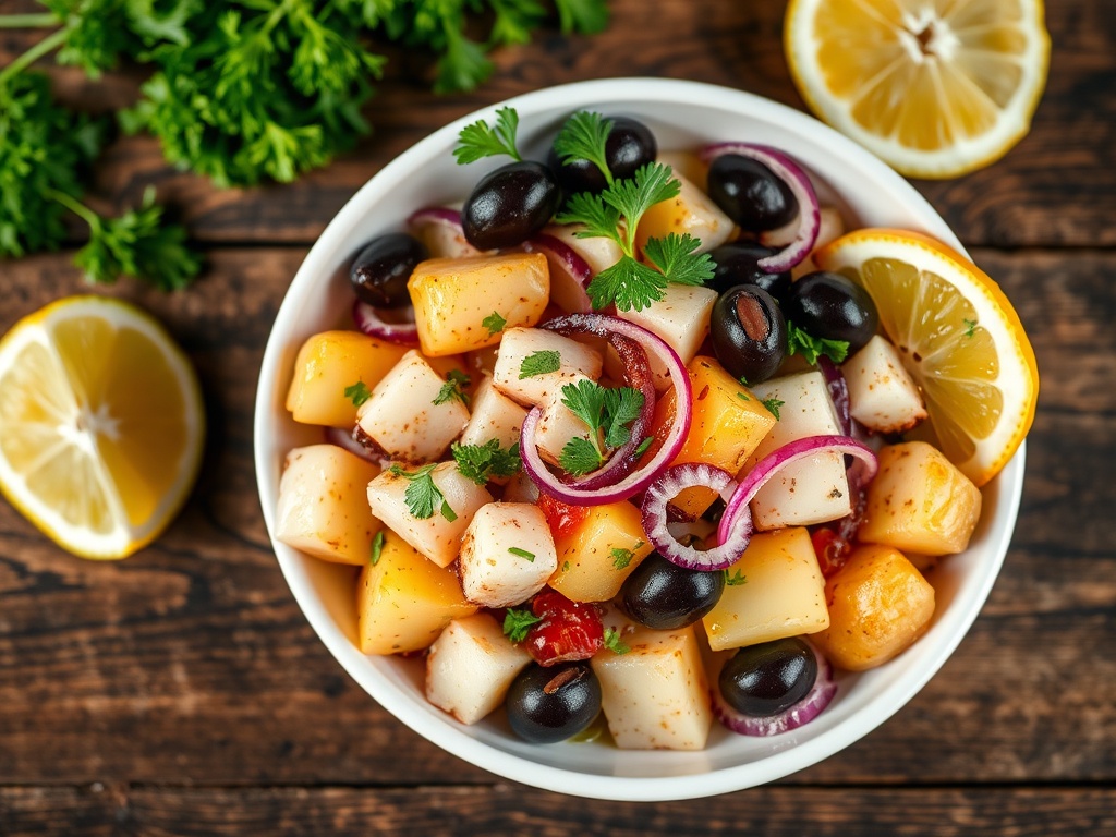 Zeytinyağlı Ahtapot Salatası Tarifi — Akdeniz'in Efsane Lezzeti