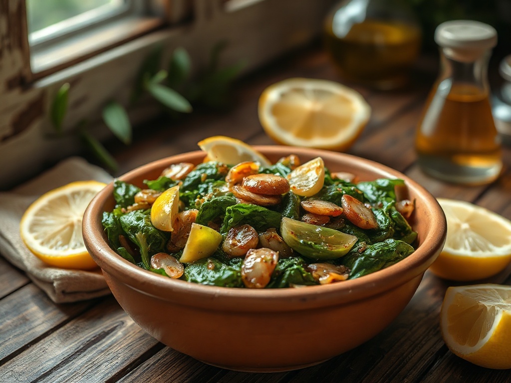 Zeytinyağlı Radika Salatası Tarifi — Geleneksel Ege Usulü, Limonlu ve Sarımsaklı