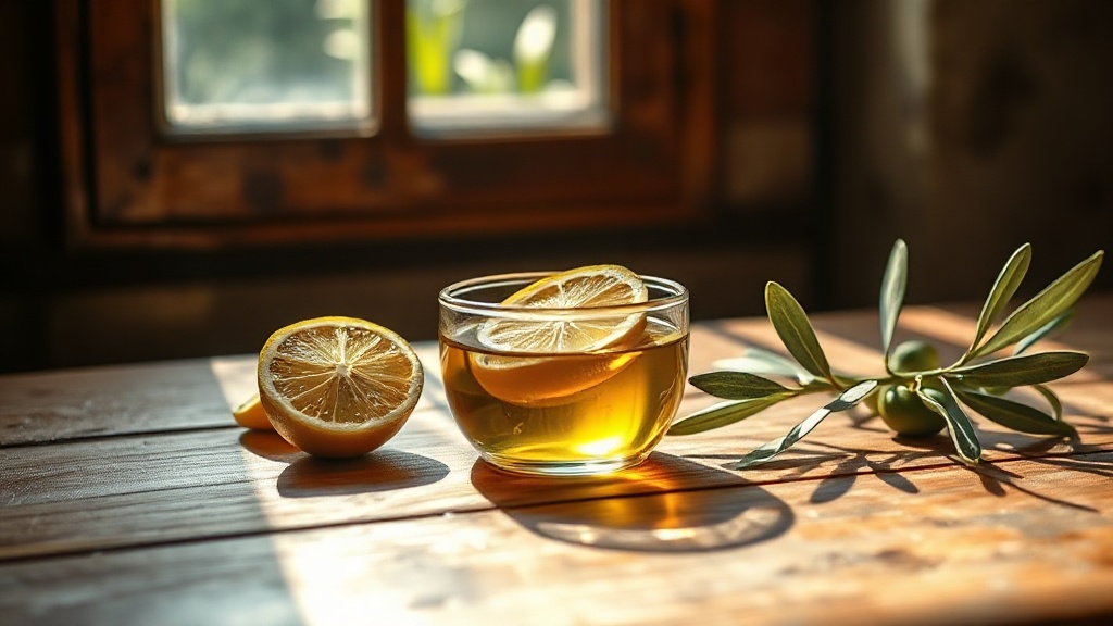 Kabizlik icin zeytinyagi ve limon geleneksel akdeniz ritueli 1781508685