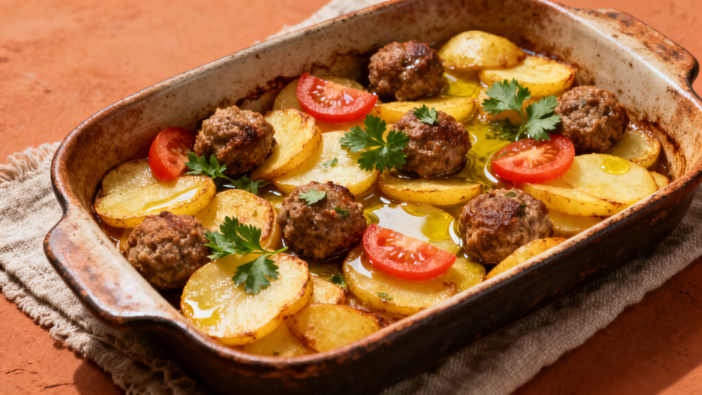 Köfteli Patates Yemeği Tarifi