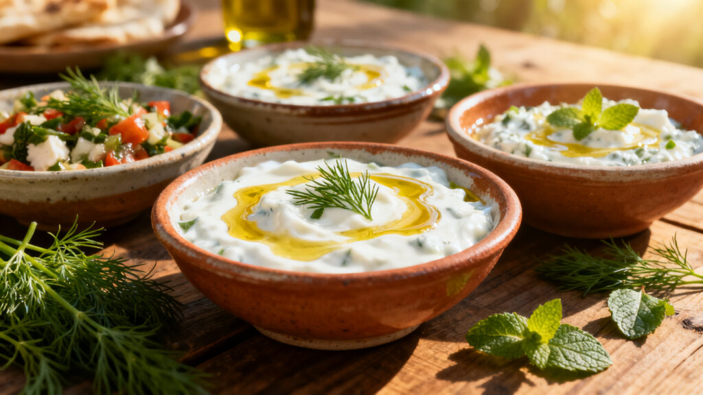 Yogurtlu salata tarifleri zeytinyagiyla taclanan 8 tarif 1783860620