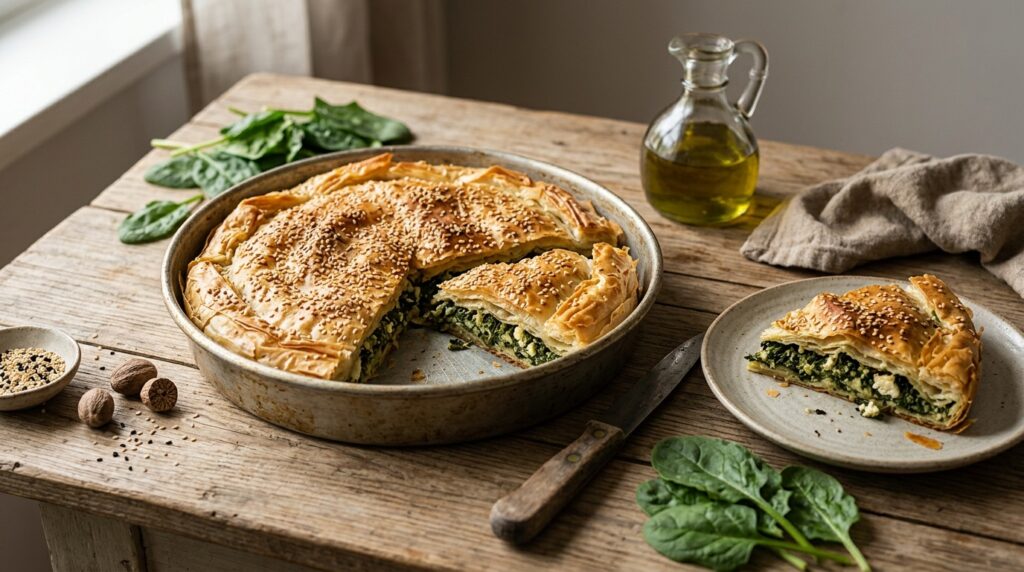 Ispanaklı Börek Tarifi