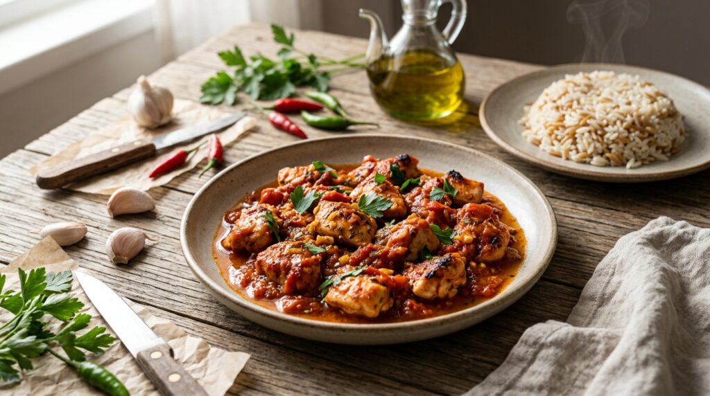 Soslu Tavuk Tarifi