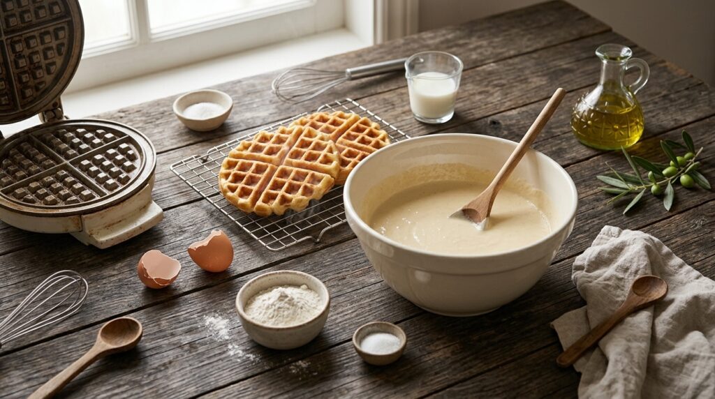 Waffle Hamuru Tarifi