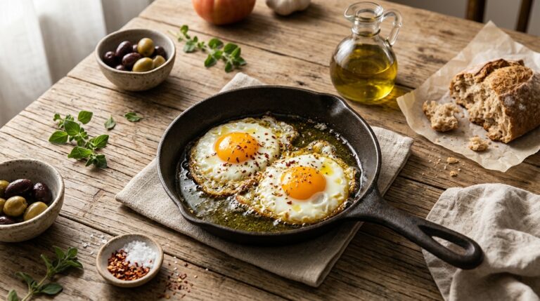 Yağda Yumurta Kalori ve Besin Değerleri