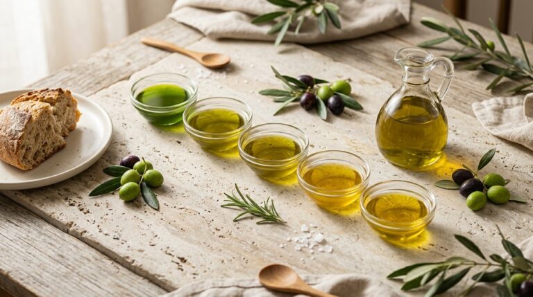 Zeytinyağı Renk Yelpazesi Sarı Yeşil Farkı