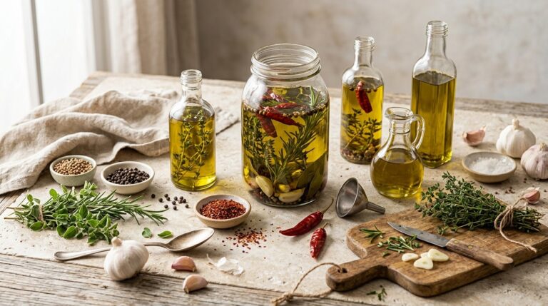 Zeytinyağında Ot ve Baharat Aromalandırma