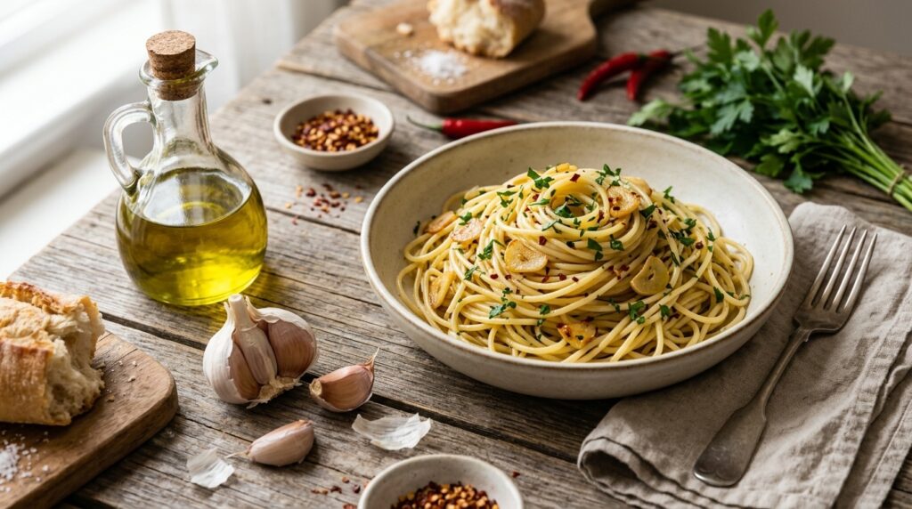 Aglio e Olio Kaç Kalori? Tarif ve Besin Değerleri