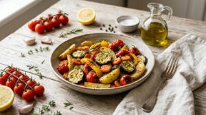Air Fryer ile Zeytinyağlı Çıtır Sebze Kaç Kalori?