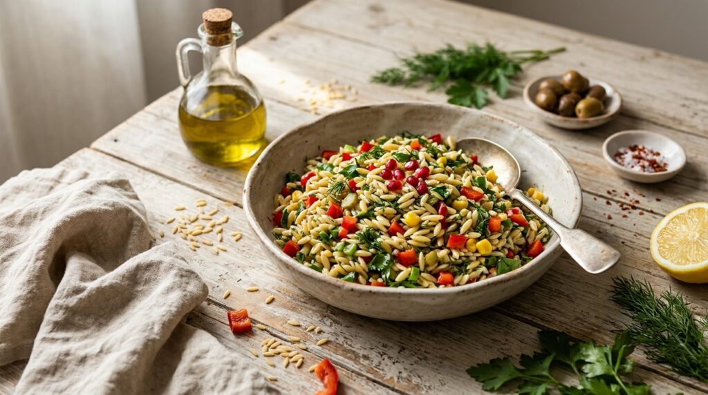 Arpa Şehriye Salatası: 15 Dakikada Hazır Soğuk Meze
