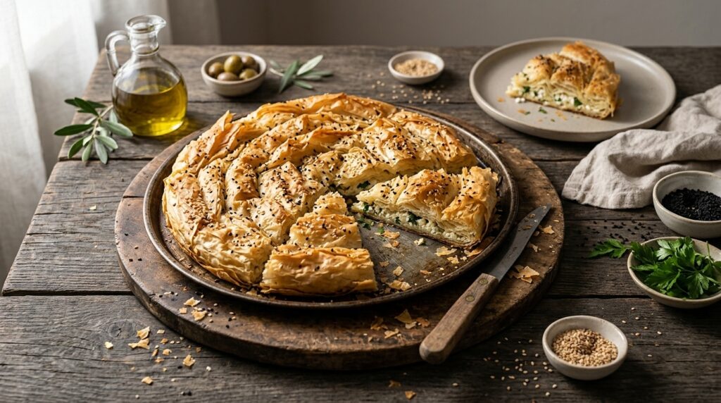 Baklavalık Yufka Böreği: Kıyır Kıyır Katmer Tekniği