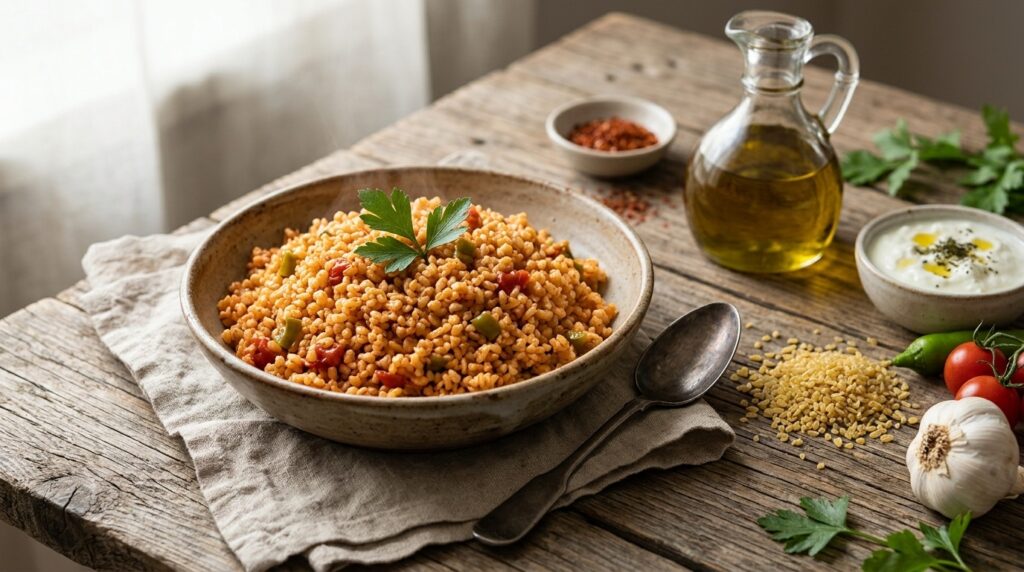 Bulgur Pilavı Nasıl Yapılır: Pirinc Gibi Kabartma Teknigi