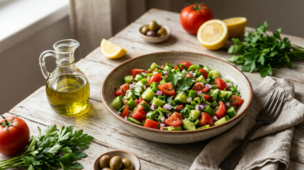Çoban Salatası Tarifi – Taze ve Pratik