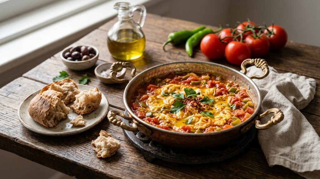 Domates Soslu Menemen Kaç Kalori? Tarif ve Hesaplama