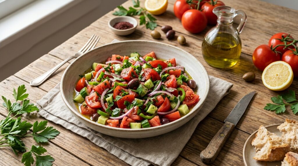 Domatesli Salata Tarifleri Kaç Kalori? Pratik Hesaplama