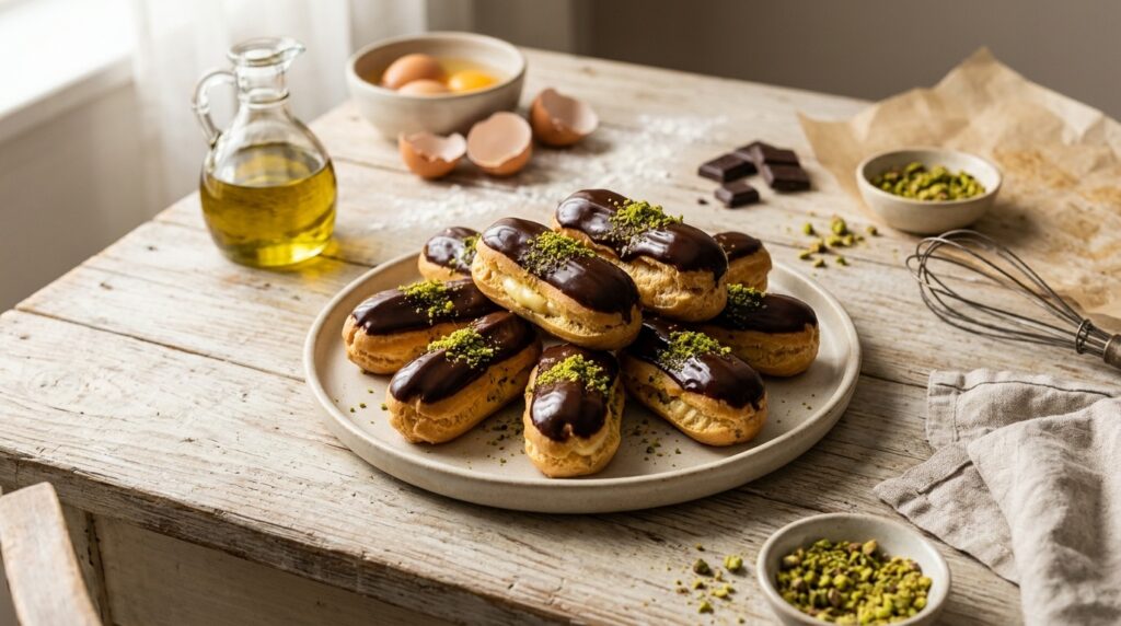 Ekler Tarifi: Choux Hamuru ile Profesyonel Sonuç