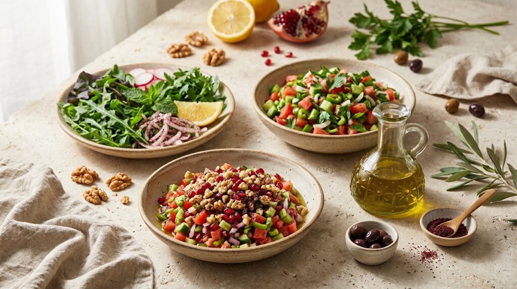 Etin Yanına Salata Tarifleri Kaç Kalori? Hafif Tarifler