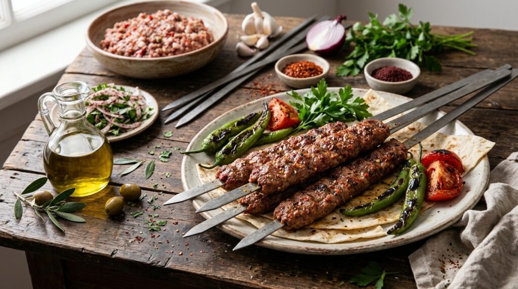 Evde Adana Kebap Tarifi: Kıyma Seçimi ve Şiş Tekniği