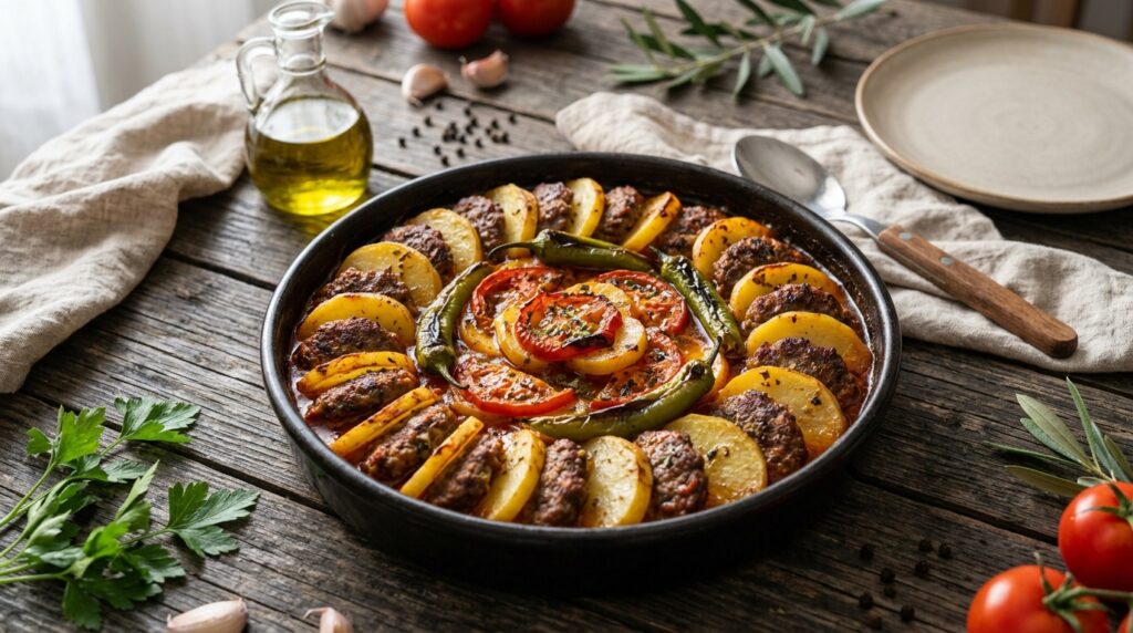 Fırında Kıymalı Patates Dizmesi Kaç Dakikada Pişer?