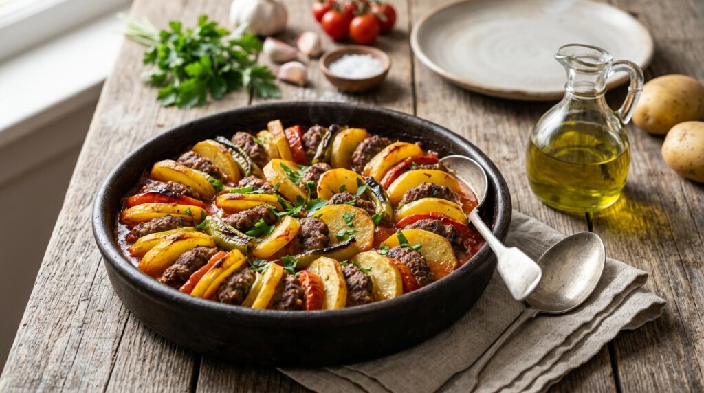 Fırında Kıymalı Patates Dizmesi Kaç Kalori? Tarif ve Hesap