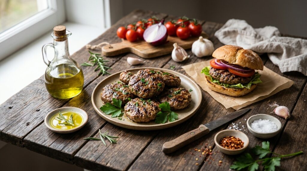 Hamburger Köftesi Kaç Kalori? Hesaplama ve Tarif