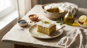 Haşhaşlı Tatlı: Yumuşak Kek ve Şerbetli Tarif