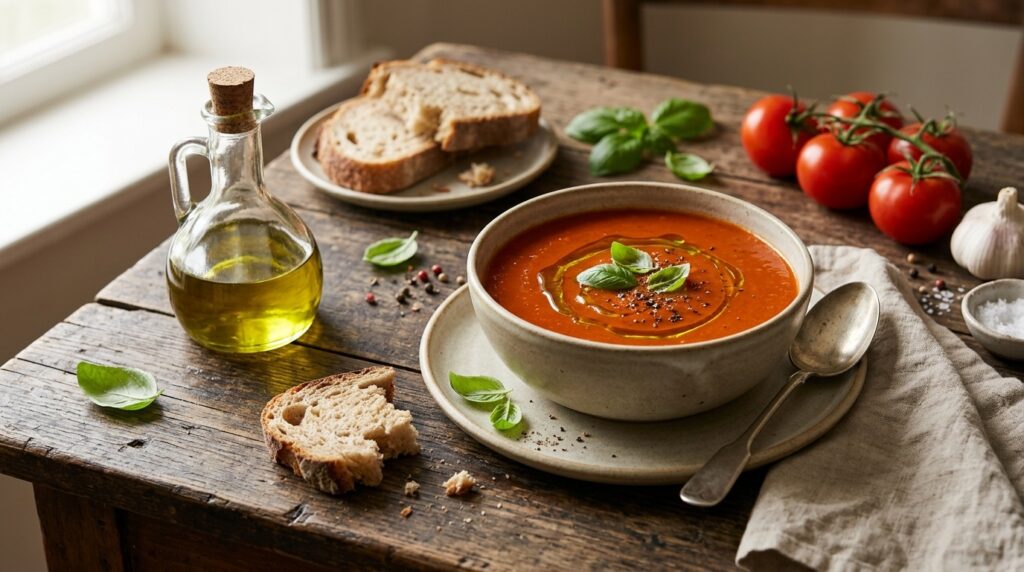 İngilizce Domates Çorbası Kaç Kalori? Tomato Soup Besin Değeri