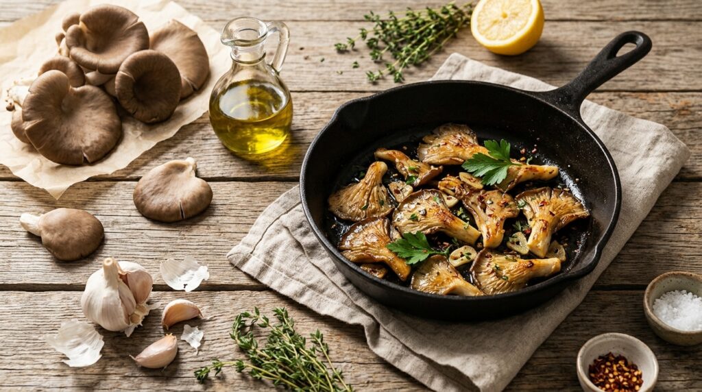 İstiridye Mantarı Nasıl Pişirilir? Pratik Yöntemler