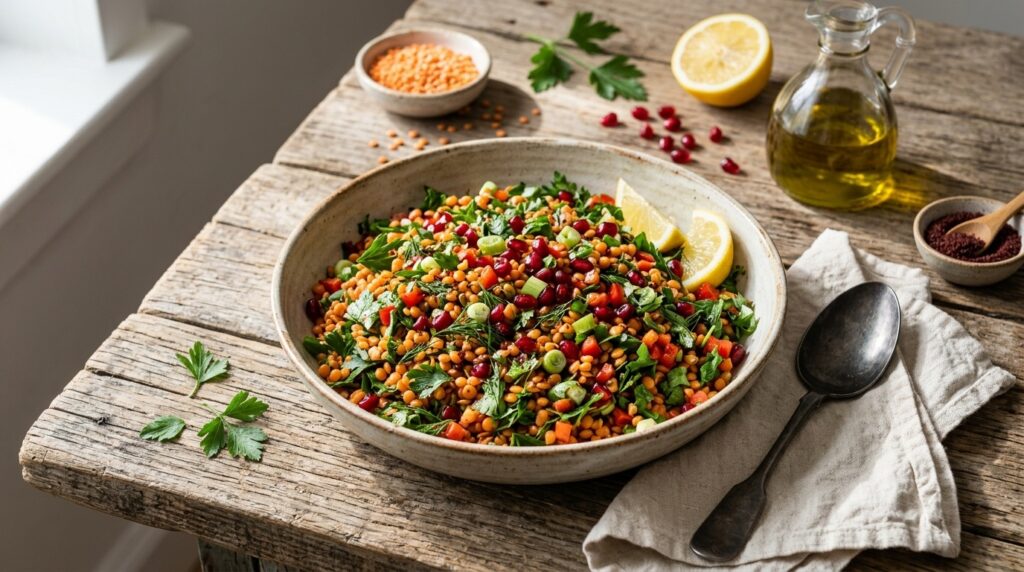 Kırmızı Mercimek Salatası Kaç Kalori? Tarif ve Hesaplama