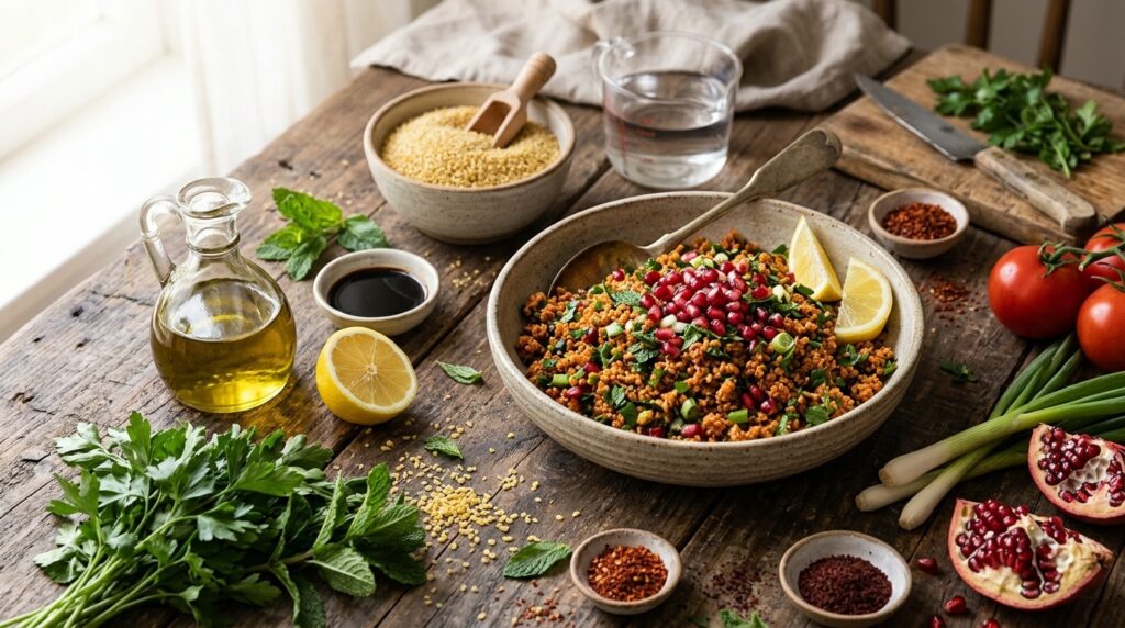 Kısır Nasıl Yapılır: Bulgur Oranı ve Yumuşatma Teknikleri