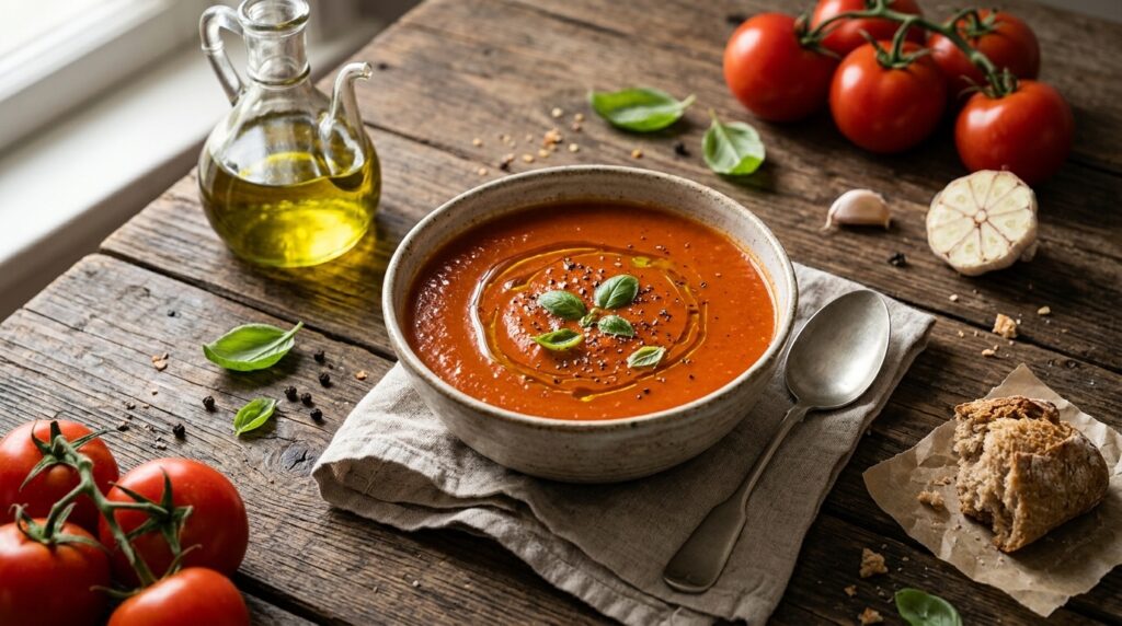 Kremasız Domates Çorbası Kaç Dakikada Pişer? Pratik Tarif