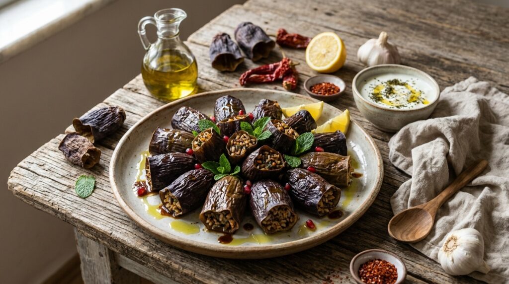 Kuru Patlıcan Dolması Kaç Kalori? Tarif ve Besin Değerleri