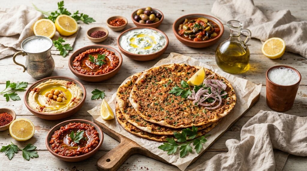 Lahmacun Yanına Ne Gider: Soğuk Mezeler ve İçecek Önerileri