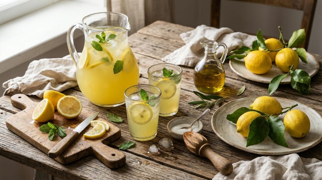 Limonata Tarifi: Ev Yapımı Serinletici İçecek