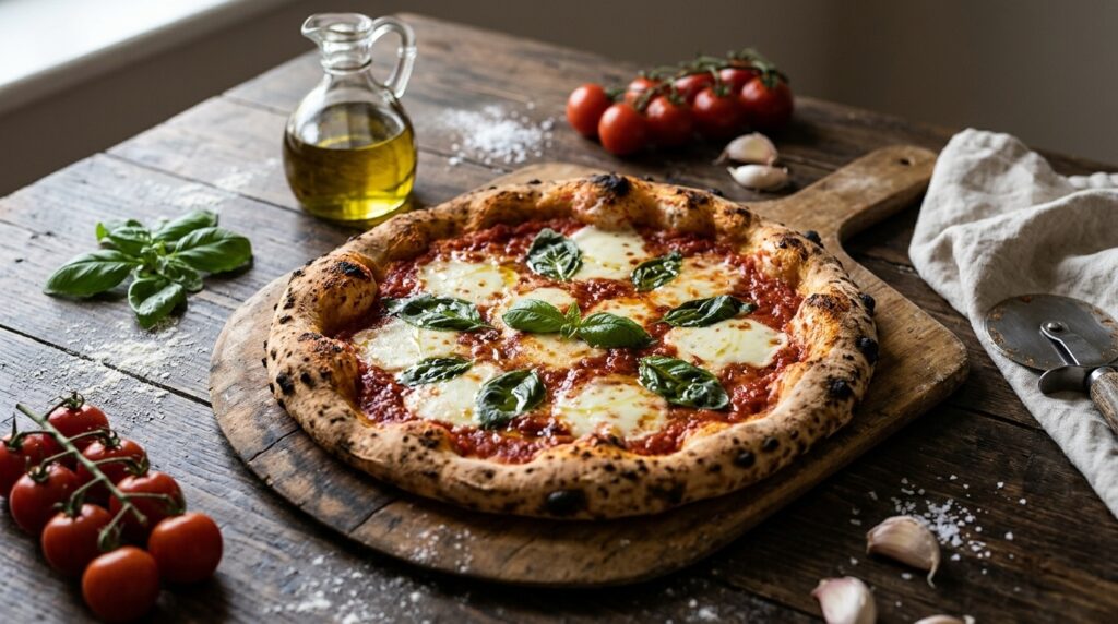 Margarita Pizza: Hamur, Sos ve Fırın Sıcaklığı
