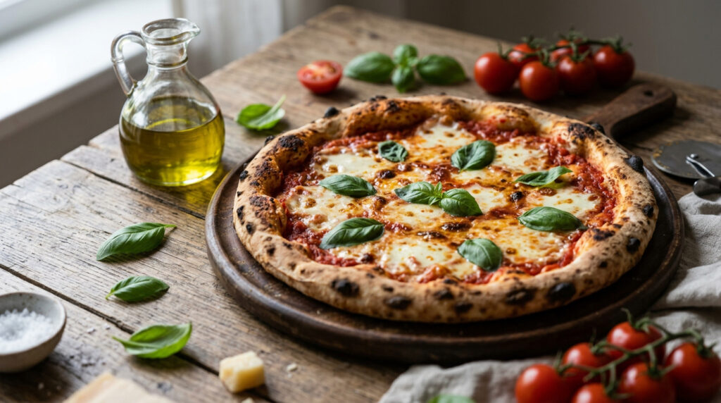 Margherita Pizza: Evde Hamur Açma ve Fırınlama Teknikleri