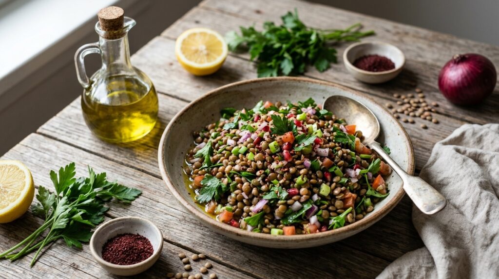 Mercimek Piyazı Kaç Kalori? Tarif ve Besin Değerleri